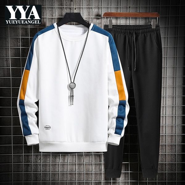 autumn men sweatshirt two piece set loose long sleeve pullovers black elastic waist sweatpants set sport suit oversize, Gray
autumn men sweatshirt two piece set loose long sleeve pullovers black elastic waist sweatpants set sport suit oversize, Gray