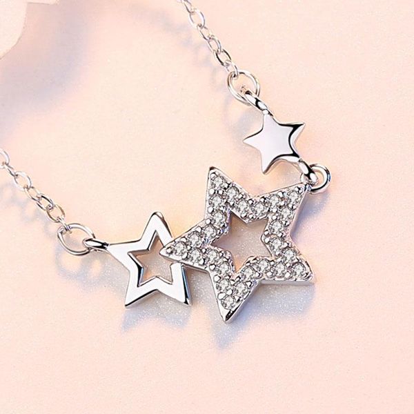 wholesale s925 sterling silver necklace female five-pointed star pendant jewelry triple star personalized clavicle chain for girlfriend gift
wholesale s925 sterling silver necklace female five-pointed star pendant jewelry triple star personalized clavicle chain for girlfriend gift