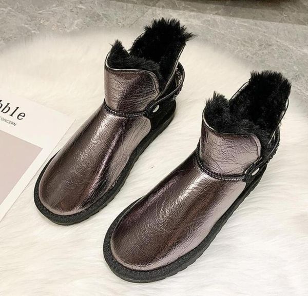 snow boots women ladies fashion chain flat snow boots woman warm leather 2020 winter add wool platform, Black
snow boots women ladies fashion chain flat snow boots woman warm leather 2020 winter add wool platform, Black
