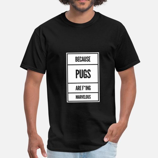 because pugs are f*ing marvelous, gift idea t shirt men knitted cotton size s-3xl vintage crazy building summer style family shirt
because pugs are f*ing marvelous, gift idea t shirt men knitted cotton size s-3xl vintage crazy building summer style family shirt