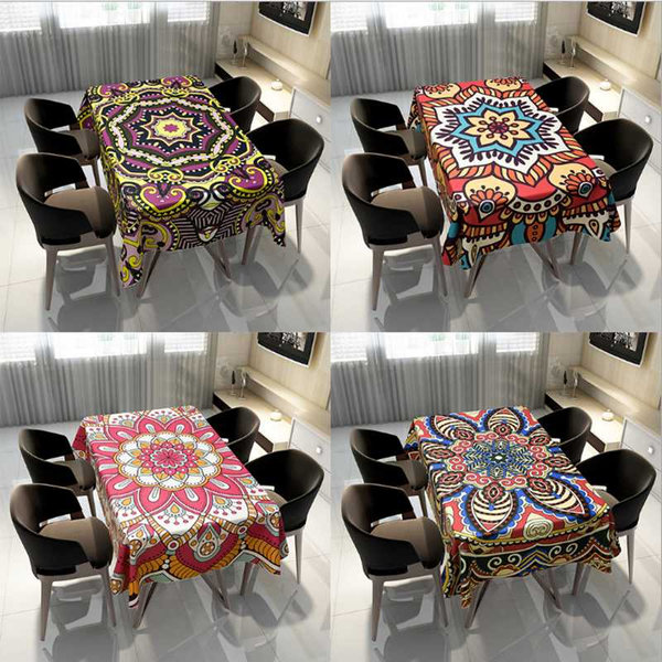 2020 new arrival fashion design printed decoration 140*140cm size customized complex geometric pattern home textile table cloth
2020 new arrival fashion design printed decoration 140*140cm size customized complex geometric pattern home textile table cloth