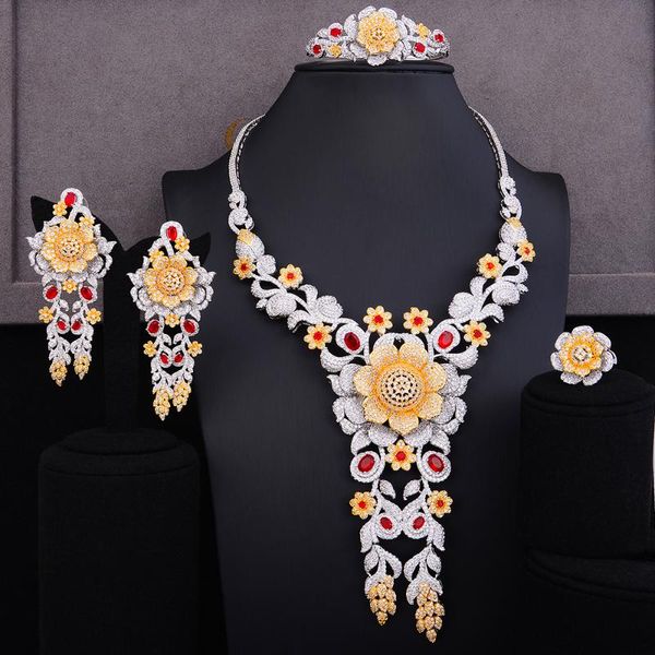 earrings & necklace larrauri 2021 luxury charms cubic zirconia statement nigerian jewelry sets for women wedding bridal dubai, Silver
earrings & necklace larrauri 2021 luxury charms cubic zirconia statement nigerian jewelry sets for women wedding bridal dubai, Silver