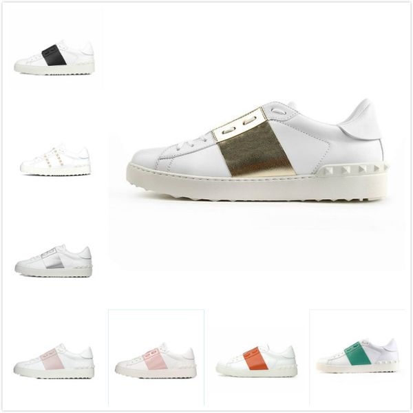 new fashion running shoes men women sport casual sneakers2020 studded triple white vltn cow leather trainers, Black
new fashion running shoes men women sport casual sneakers2020 studded triple white vltn cow leather trainers, Black