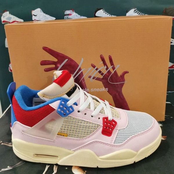 guava ice union la 4 4s womens basketball shoes men sports trainers for women pink yellow black outdoor fashion sneakers, White;red
guava ice union la 4 4s womens basketball shoes men sports trainers for women pink yellow black outdoor fashion sneakers, White;red