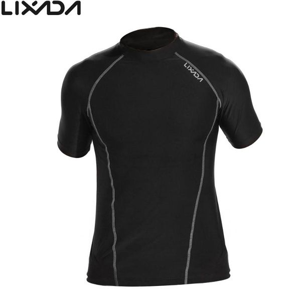 running jerseys men tights t-shirt male compression shirt black short sleeve size s-xl quick drying breathable fitness sports, Black;blue
running jerseys men tights t-shirt male compression shirt black short sleeve size s-xl quick drying breathable fitness sports, Black;blue