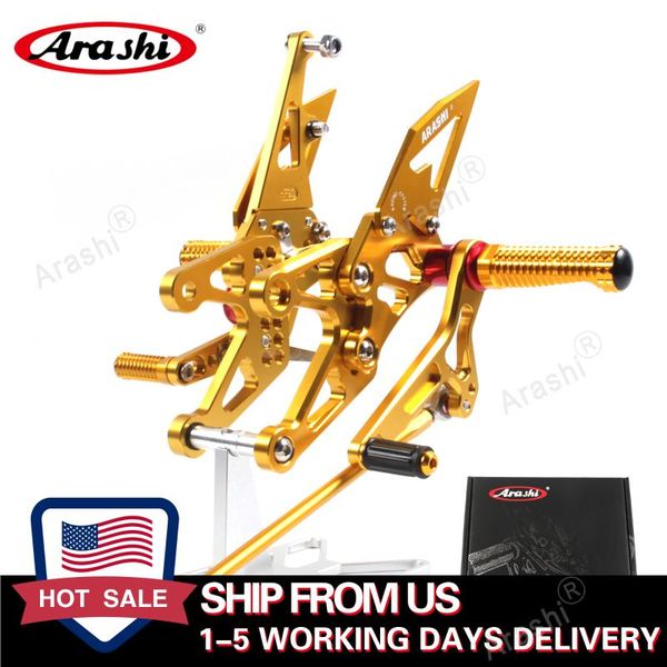 arashi for yzf r1 2007 2008 07-08 cnc adjustable footrest foot pegs rider rear sets rearset footrest yzf-r1 gold
arashi for yzf r1 2007 2008 07-08 cnc adjustable footrest foot pegs rider rear sets rearset footrest yzf-r1 gold