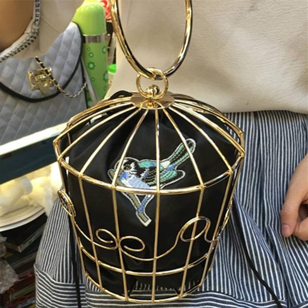 designer-new iphone 6 plus metal frame birds cage bag stylish evening bags handbag wrist bucket bag tyrant summer banquet purse - l8305
designer-new iphone 6 plus metal frame birds cage bag stylish evening bags handbag wrist bucket bag tyrant summer banquet purse - l8305