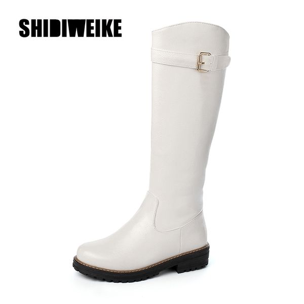 boots british style cowhide material zippered decorative round toe thick high heel side zipper rubber soles winter women, Black
boots british style cowhide material zippered decorative round toe thick high heel side zipper rubber soles winter women, Black