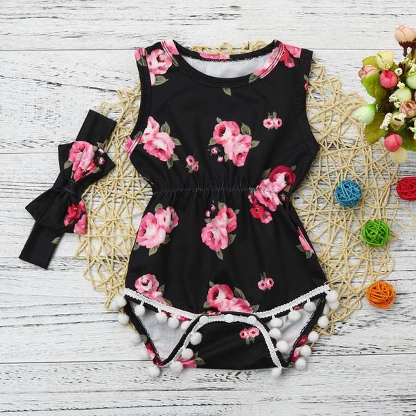 2pcs girls infant floral tassel jumpsuit romper+headband set skin-friendly baby girl clothes august 14, Blue
2pcs girls infant floral tassel jumpsuit romper+headband set skin-friendly baby girl clothes august 14, Blue