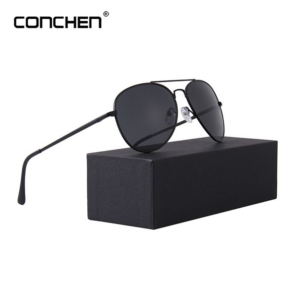 sunglasses conchen 2021 pilot polarized men women spring hinge driving metal frame sun glasses gafas de sol, White;black
sunglasses conchen 2021 pilot polarized men women spring hinge driving metal frame sun glasses gafas de sol, White;black