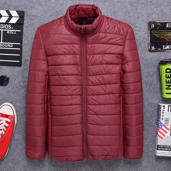 men's stand-up collar short large size cotton-padded jacket lightweight middle-aged and young people's slim jacket stand collar, Black;red
men's stand-up collar short large size cotton-padded jacket lightweight middle-aged and young people's slim jacket stand collar, Black;red