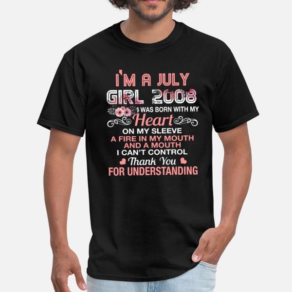 womens july girl 2008 11th birthday gift t shirt men designer tee shirt euro size s-3xl pictures funny casual spring autumn family shirt
womens july girl 2008 11th birthday gift t shirt men designer tee shirt euro size s-3xl pictures funny casual spring autumn family shirt