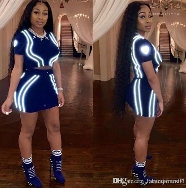 reflective 2pcs dresses casual crew neck skirts night club style dresses women clothing women desinger 3m, White
reflective 2pcs dresses casual crew neck skirts night club style dresses women clothing women desinger 3m, White