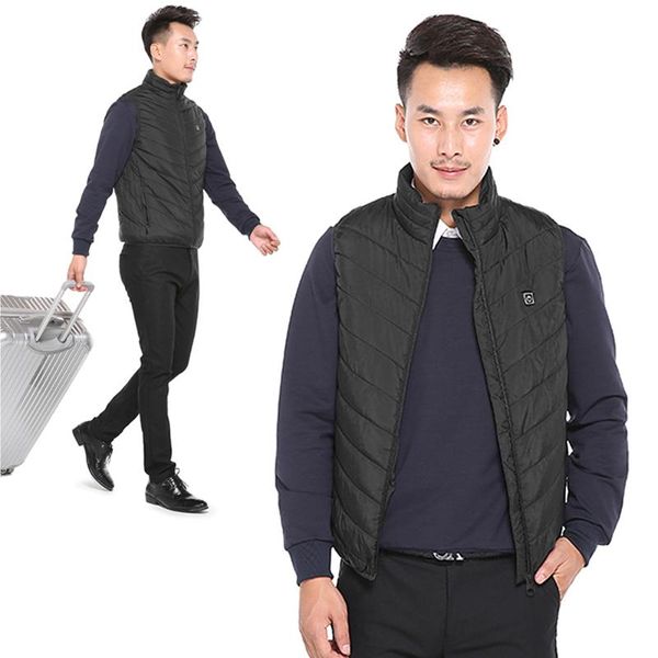 outdoor t-shirts winter warm waistcoat electric heating vest usb charging heated coat thermal with pocket for walking camping ice fishing, Gray;blue
outdoor t-shirts winter warm waistcoat electric heating vest usb charging heated coat thermal with pocket for walking camping ice fishing, Gray;blue