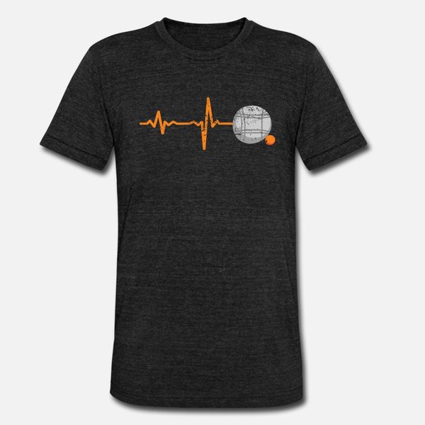 gift heartbeat boule petanque t shirt men print tee shirt size s-3xl clothes gift building spring leisure shirt