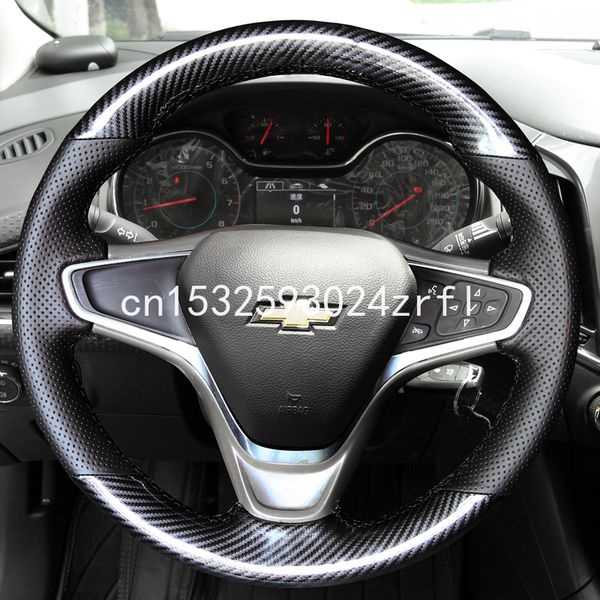 for chevrolet orlando equinox malibu xl diy hand sewn car steering wheel cover carbon fiber leather interior
for chevrolet orlando equinox malibu xl diy hand sewn car steering wheel cover carbon fiber leather interior