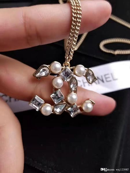 europe and the united states luxury design necklace new ideas set with diamonds and pearls versatile necklace for ladies, Golden;silver
europe and the united states luxury design necklace new ideas set with diamonds and pearls versatile necklace for ladies, Golden;silver
