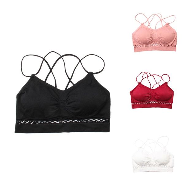 women's bra hollow yoga micro-gather without underwire underwear wipe chest tube top, White;black
women's bra hollow yoga micro-gather without underwire underwear wipe chest tube top, White;black