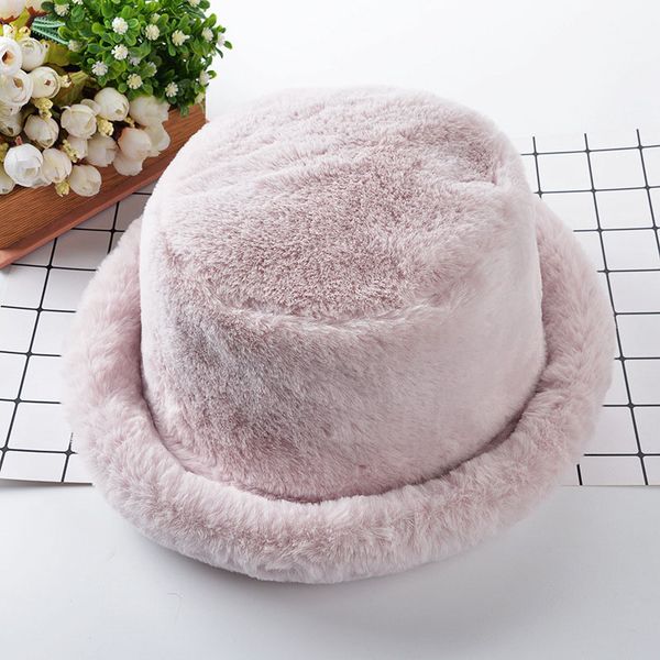 new plush curled thickening women bucket hats elegant lady round winter warm ear protectors foldable fisherman's hat w025, Blue;gray
new plush curled thickening women bucket hats elegant lady round winter warm ear protectors foldable fisherman's hat w025, Blue;gray