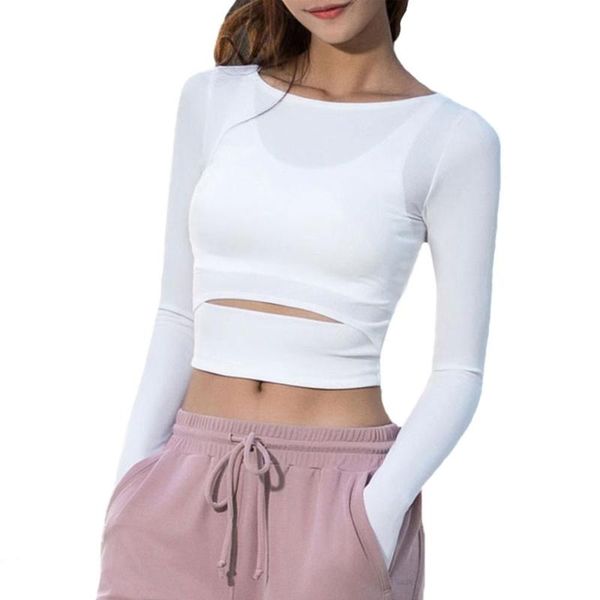 2020 женщины gym белые йога crop tops йога рубашки с длинным рукавом тренировки tops фитнес бег спортивные футболки обучение спортивная, White;red
2020 женщины gym белые йога crop tops йога рубашки с длинным рукавом тренировки tops фитнес бег спортивные футболки обучение спортивная, White;red