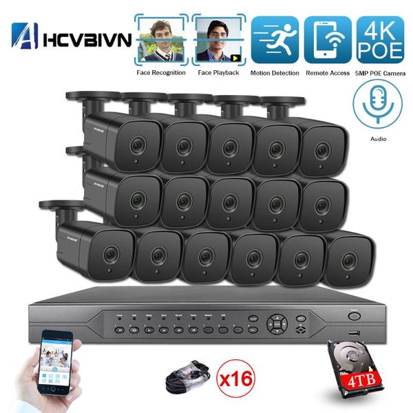 16ch 4k ultra hd poe network video security system 5mp h.265+ nvr with 16pcs 5mp audio ip outdoor camera security kit
16ch 4k ultra hd poe network video security system 5mp h.265+ nvr with 16pcs 5mp audio ip outdoor camera security kit