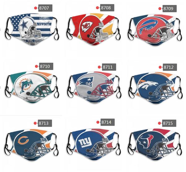 2020 New Luxury Designer 5 Layer Protective Mask Pure Cotton Personality Designer Mask Printed Rugby Team Face Masks Dust-proof PM2.5
2020 New Luxury Designer 5 Layer Protective Mask Pure Cotton Personality Designer Mask Printed Rugby Team Face Masks Dust-proof PM2.5