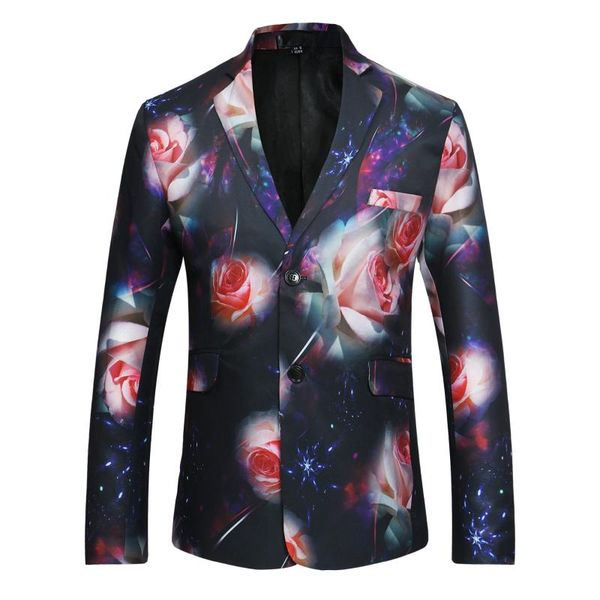 men's suits & blazers autumn and winter style fashion personality flower printed men korean-style s single breasted small suit ouma zt, White;black
men's suits & blazers autumn and winter style fashion personality flower printed men korean-style s single breasted small suit ouma zt, White;black