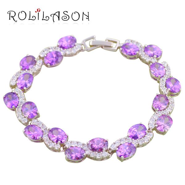 charming bracelets zircon design zircon & purple crystal health nickel & lead fashion jewelry tb295, Black
charming bracelets zircon design zircon & purple crystal health nickel & lead fashion jewelry tb295, Black