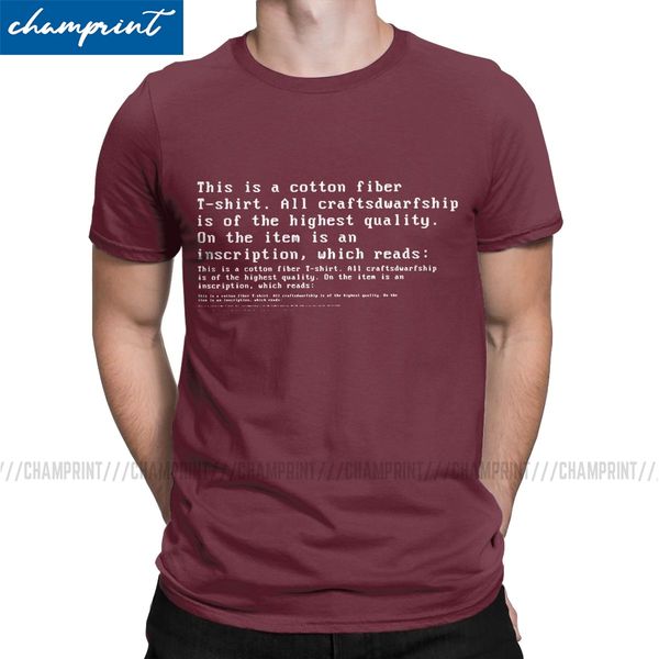 this is a t-shirt dwarf fortress men's t shirt ascii pixel gaming fashion tees o neck t-shirt cotton plus size clothes
this is a t-shirt dwarf fortress men's t shirt ascii pixel gaming fashion tees o neck t-shirt cotton plus size clothes