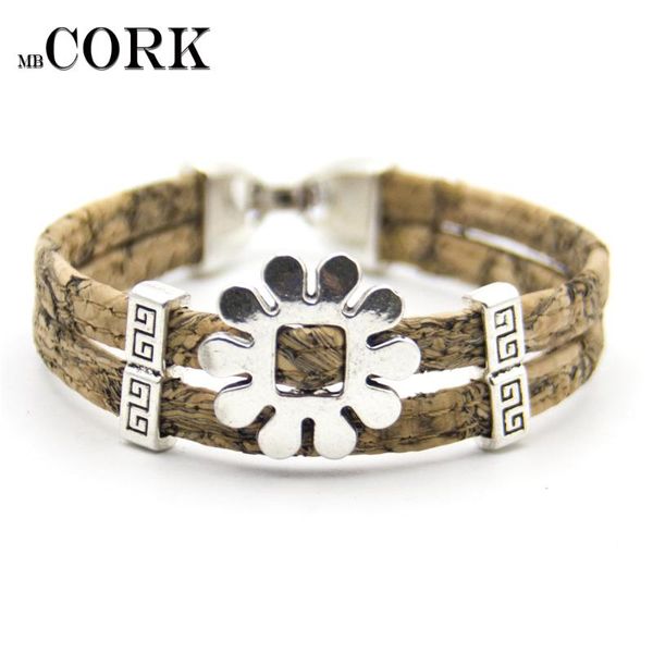 natural cork bracelet with antique sliver flower vegan fashion original handmade portugal cork jewelry br-278, Black
natural cork bracelet with antique sliver flower vegan fashion original handmade portugal cork jewelry br-278, Black