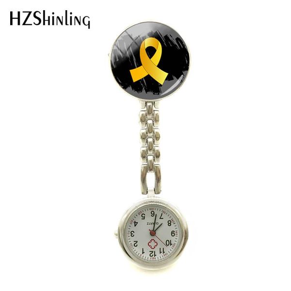 2020 new childhood cancer awareness watch gold ribbon watch nurses round glass art jewelry table pocket, Gray
2020 new childhood cancer awareness watch gold ribbon watch nurses round glass art jewelry table pocket, Gray