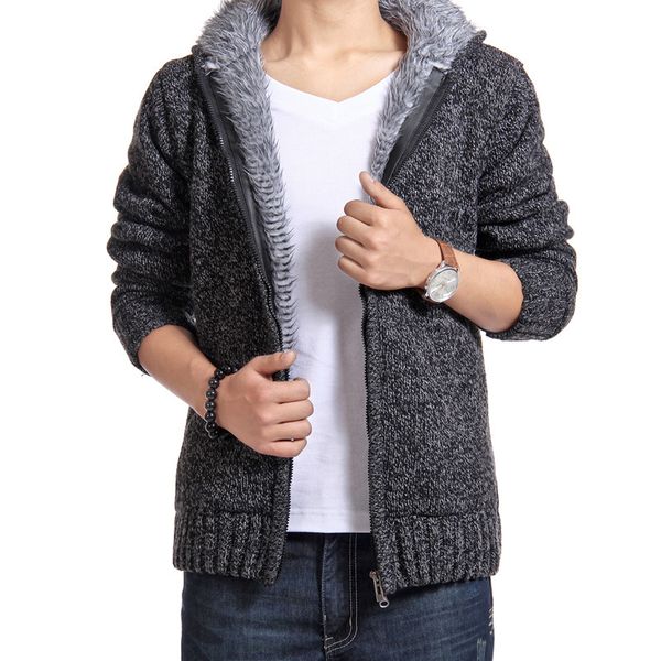 men's down & parkas warm wear feather cotton-padded clothes plus velvet thick hooded autumn and winter, Black
men's down & parkas warm wear feather cotton-padded clothes plus velvet thick hooded autumn and winter, Black