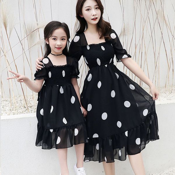 mother daughter dot print chiffon dress summer backless family matching dresses mommy and me clothes family look outfits, Blue
mother daughter dot print chiffon dress summer backless family matching dresses mommy and me clothes family look outfits, Blue