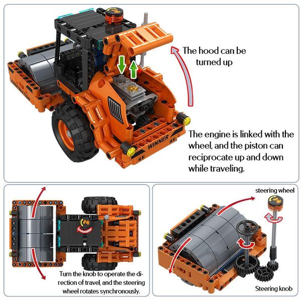 vehicle erbo for mechanical for car truck roller blocks toys children forklift technic city building road engineering crane yxlvty
vehicle erbo for mechanical for car truck roller blocks toys children forklift technic city building road engineering crane yxlvty
