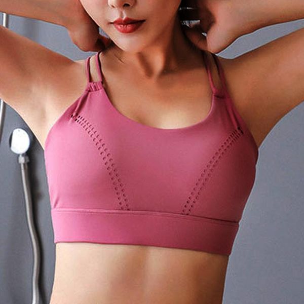 sfit women padded strappy sports bras female running cross back medium support workout yoga bra gym fitness breathable, White;black
sfit women padded strappy sports bras female running cross back medium support workout yoga bra gym fitness breathable, White;black