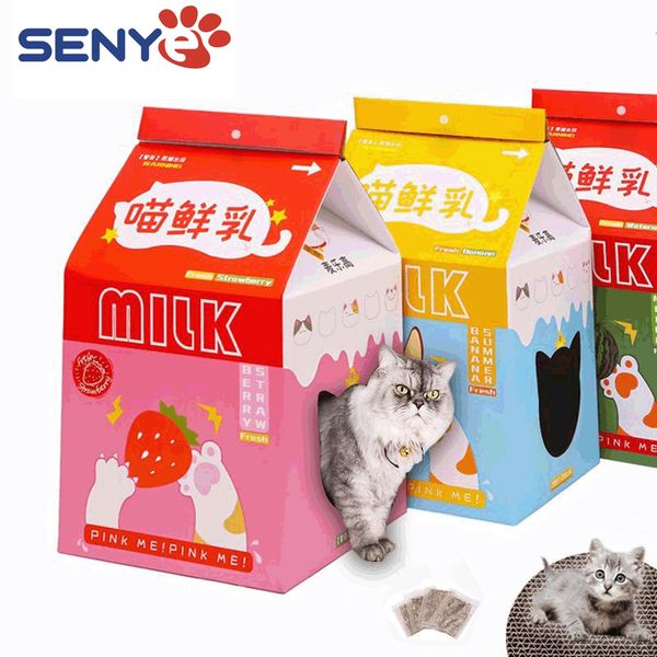 milk box cat house cat carton nest scratch board grinder claw wear-resistant supplies pet sleep play bed
milk box cat house cat carton nest scratch board grinder claw wear-resistant supplies pet sleep play bed