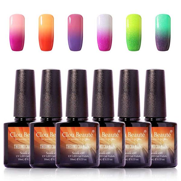 nail gel quality 6pcs/lot 10ml clou beaute temperature changing polish soak off led paint chameleon varnish, Red;pink
nail gel quality 6pcs/lot 10ml clou beaute temperature changing polish soak off led paint chameleon varnish, Red;pink