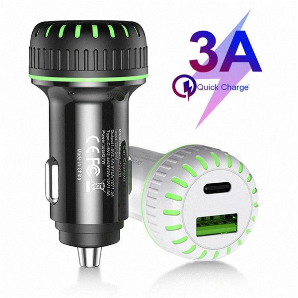 36w pd car charger type c pd+qc3.0 usb quick charge 3.0 led light mobile phone charger 2 port usb+type c fast charging universal charger
36w pd car charger type c pd+qc3.0 usb quick charge 3.0 led light mobile phone charger 2 port usb+type c fast charging universal charger