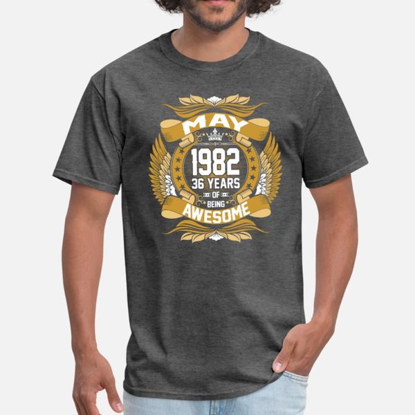 may 1982 36 years of being awesome t shirt men customize 100% cotton s-xxxl letters interesting breathable spring pictures shirt
may 1982 36 years of being awesome t shirt men customize 100% cotton s-xxxl letters interesting breathable spring pictures shirt