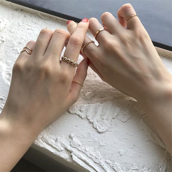 fashion 8 pcs/set gold color women egirl knuckle ring korean retro metal joint ring set wedding party bff jewelry 2020 new, Golden;silver
fashion 8 pcs/set gold color women egirl knuckle ring korean retro metal joint ring set wedding party bff jewelry 2020 new, Golden;silver