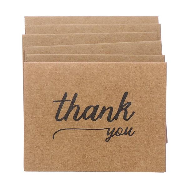 6pcs/lot rustic kraft paper craft thank you card greeting cards with envelopes for wedding blessing event & party supplies
6pcs/lot rustic kraft paper craft thank you card greeting cards with envelopes for wedding blessing event & party supplies