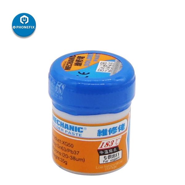mechanic solder paste xg-50 sn63/pb37 solder paste flux mobile phone pcb repair flux for iron station soldering tin cream
mechanic solder paste xg-50 sn63/pb37 solder paste flux mobile phone pcb repair flux for iron station soldering tin cream