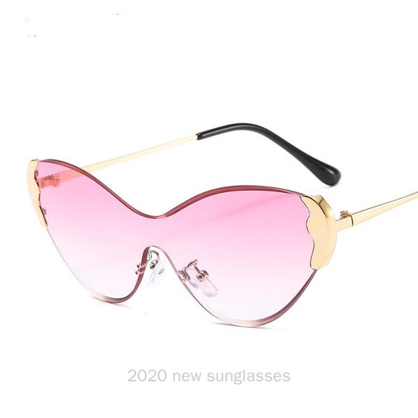 2020 new frameless ladies sunglasses women goggle shades vintage brand designer oversized cat sun glasses for female men nx, White;black
2020 new frameless ladies sunglasses women goggle shades vintage brand designer oversized cat sun glasses for female men nx, White;black