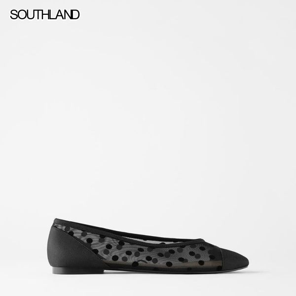 southland summer 2020 new black dot single shoes for women black dot print ballet flats fairy tulle single shoe lady
southland summer 2020 new black dot single shoes for women black dot print ballet flats fairy tulle single shoe lady