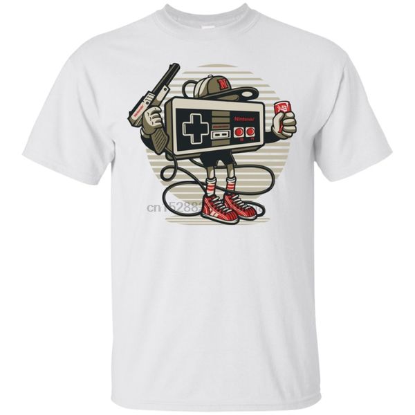 кнопка игрока head футболка old school gamer shirt мужчины мужская gaming летняя мода твердая фитнес втулки высокого качества рубашка