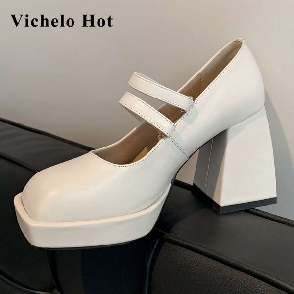 dress shoes vichelo mary janes real leather square toe super high heels sconcise style classic colors beauty lady dating women pumps l88, Black
dress shoes vichelo mary janes real leather square toe super high heels sconcise style classic colors beauty lady dating women pumps l88, Black