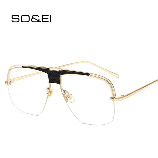 sunglasses so&ei vintage oversized square semi-rimless men brand designer hollow out metal frame eyewear women trend sun glasses, White;black
sunglasses so&ei vintage oversized square semi-rimless men brand designer hollow out metal frame eyewear women trend sun glasses, White;black
