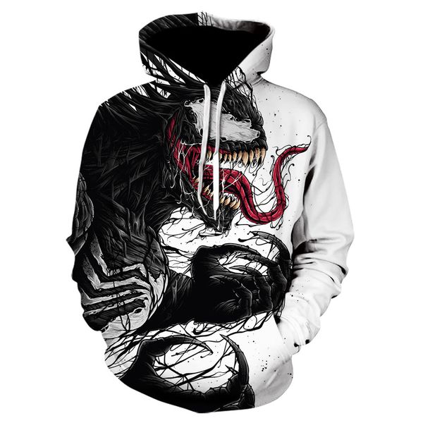 new 2020 venom sweatshirt 3d print of cartoon superhero cosplay, sweatshirt, coat, fashion funny sweater, with caps, Black
new 2020 venom sweatshirt 3d print of cartoon superhero cosplay, sweatshirt, coat, fashion funny sweater, with caps, Black