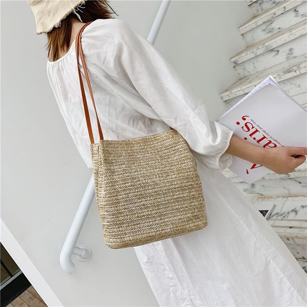 straw bag women woven bag fashion bags for women 2020 shoulder tote knitting bags accessories handbag beach
straw bag women woven bag fashion bags for women 2020 shoulder tote knitting bags accessories handbag beach