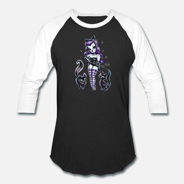 cat goth pinup girl t shirt men knitted cotton o-neck letter loose basic spring slim shirt
cat goth pinup girl t shirt men knitted cotton o-neck letter loose basic spring slim shirt